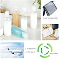 thumbnail image 5 of 10 Pack 3.4oz Empty Plastic Travel Bottles for Toiletries, TSA Approved Leak Proof Squeezable Portable Size Containers for Travel Essentials Accessories, Clear by GIXUSIL, 5 of 7