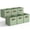 Dusty Green, variant on GRANNY SAYS Cube Storage Bins with Leather Handles, 11 Inch Collapsible Fabric Storage Bins for Closet Organization, Clothing Storage Bins for Shelves, 6-Pack, Khai