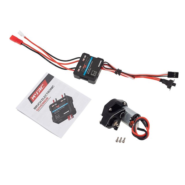 Metal Gearbox With Motor And Esc For 1/24 Rc Crawler Car Axial 3 Afortunado Sencillez