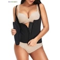 thumbnail image 3 of BadPiggies Women Body Shaper Cincher Corset Zipper Shapewear Vest Adjustable Straps Slimming Waist Trainer, 3 of 9