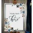 thumbnail image 2 of Darling Souvenir MADE WITH LOVE PersonalizedWelcomeBannerPainted Flower With Border,Custom Text Poster Party CollectionWelcomeSignGreat For Wedding, Birthday, Engagement Party- 18x12, 2 of 5