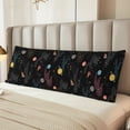 thumbnail image 6 of Lsque Galaxy Body Pillow Case Cover,Ultra-Soft Microfiber Bed Pillow Cases 20x54 inches,Elegant Bedding,Breathable Durable Pillow Cover with Envelope Closure, 6 of 8