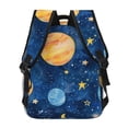 thumbnail image 4 of Disketp Planets And Stars1 Mochila Estampada para Hombre y Mujer – Mochila Ligera Clásica con Múltiples Bolsillos para Universidad, Trabajo y Viajes-One Size, 4 of 5