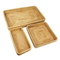 thumbnail image 3 of Plateau en Rotin, Panier de Table en Rotin Tressé à la Main Plateau de Service Panier de Rangement pour Collations Plateau de Service pour Pain Plateau de Service Multifonction pour Repas Café Déco Maison, 3 of 8