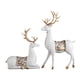 thumbnail image 1 of 2 estatuas de ciervo para decoración, esculturas artesanales para decorar chimeneas y oficinas. blanco, 1 of 9