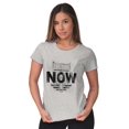 thumbnail image 4 of Time is Now Religious Faith Womens Slim Fit Graphic Tee Brisco Brands L, 4 of 5