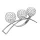 thumbnail image 5 of Candelabro de cristal, candelabro, 3 brazos, arco clásico europeo, bola de cristal de hierro, candelabro romántico para cena con velas, 5 of 8