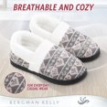 thumbnail image 4 of Bergman Kelly Warm Knit House Slippers for Women (Arctic Love Collection - Booties Style), US Company, 4 of 8