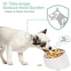 thumbnail image 5 of Cuenco de comida para gatos para perros, acero inoxidable inclinado de 15°, ángulo inclinado, sin derrames, cuenco antideslizante para comida para gatos, 5 of 5