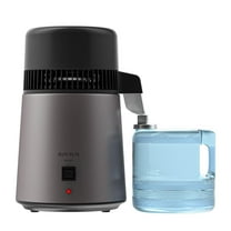 VINGLI 1.1 Gallon/4L Water Distiller, Countertop Distilled Water Machine, BPA-Free, Flame-Retardant, 750W, Gray