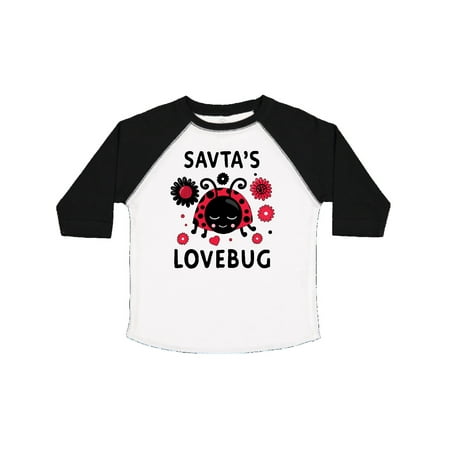 

Inktastic Valentine s Day Savta s Lovebug Gift Toddler Boy or Toddler Girl T-Shirt