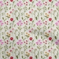thumbnail image 1 of oneOone Tissu Georgette Viscose Rose Matériel de Robe Florale Tissu Imprimé Tissu au Mètre 42 Pouces de Large, 1 of 4