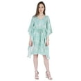 thumbnail image 7 of Moomaya Printed Short Kaftan For Women Kimono Swimwear Cover-Up Beach Caftan, 7 of 7