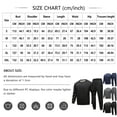 thumbnail image 2 of Men’s Long Sleeve Pullover Crewneck Sweatshirt and Jogger Pants Set Casual Two Piece Tracksuit Outfit with Ribbed Cuffs Waistband Pockets, 2 of 3