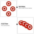 thumbnail image 3 of HEANUJJ 6Pcs Red Silicone Tennis Dampening Accessories for Racket with Comfortable Shock Reduction, 3 of 8