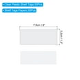 thumbnail image 2 of Uxcell 3x1 Inch Self Adhesive Label Holders, Clear Plastic Shelf Tags Self Stick Labels Card Pockets with Paper 50 Pcs, 2 of 6