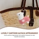 thumbnail image 2 of 4 llaveros decorativos de alpaca de peluche con dibujos animados., 2 of 6