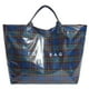 thumbnail image 1 of Lonchera, bento boxes, bolsa de PVC a cuadros para mujer, bolsa de plástico con estampado de letras, ideal para ir de compras, regalo de Navidad, bandolera., 1 of 8
