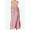 thumbnail image 2 of TheMogan Robe Longue Maxi à Volants Superposés Col en V avec Poche Décontractée pour Femmes P-3X, 2 of 6