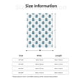 thumbnail image 5 of Sikiie Turtle Cozy Flannel Fleece Throw Blanket: Lightweight & Thick for All Seasons - Perfect for Women, Men, & Kids"80"x60", 5 of 6