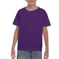 thumbnail image 2 of Gildan Youth DryBlend T-Shirt, XS, Purple, 2 of 2
