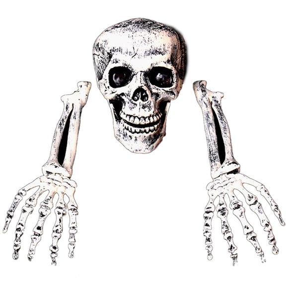 Halloween Skeleton Decoration Realistic Scary Skeleton Head Skeleton Hand