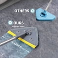 thumbnail image 3 of Labymos 2 en 1 Serpillère Triangle avec Longue Poignée Brosse de Sol Raclette Coin Rotatif, 3 of 8