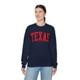 thumbnail image 7 of Texas TX Sweatshirt Gifts Crew Neck Shirt Long Sleeve Unisex, 7 of 7