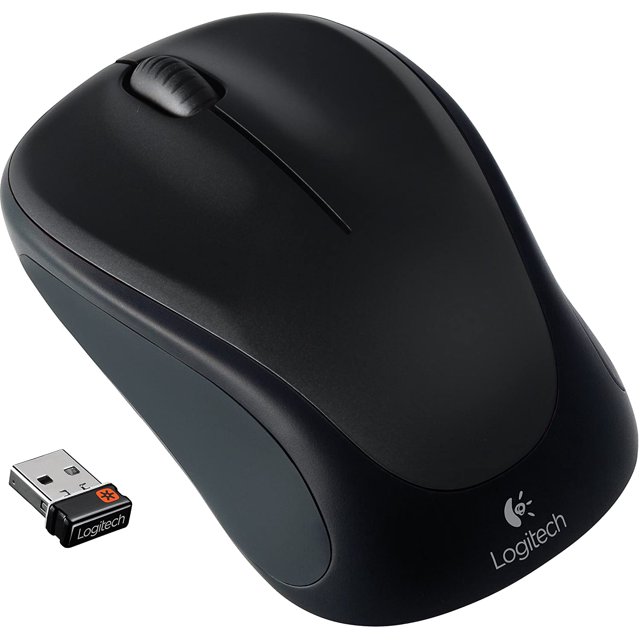 Ratón inalámbrico Logitech M317 con receptor unificador Negro