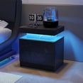 thumbnail image 3 of Engineered Wood - Multi - color LED Lights - Game Room Bedside - Save Small Space, 3 of 3