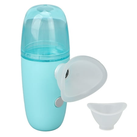 

Eye Relieve Eye Fatigue Easy To Clean Face Steamers Nano Atomization With Nozzle For Office For Home White Blue