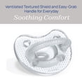 thumbnail image 5 of Chicco PhysioForma® Luxe One-Piece Silicone Pacifier, 6-16 Months, 2pk - Clear, New, 5 of 11