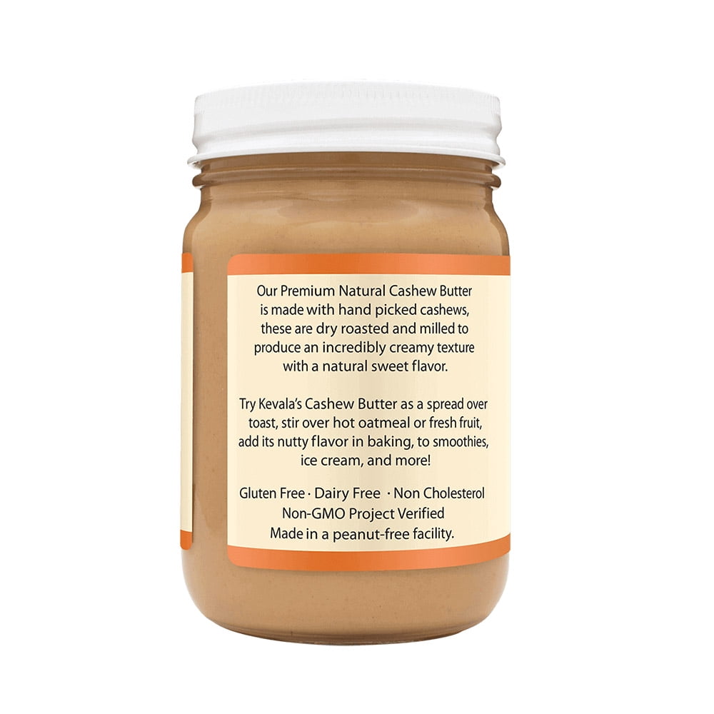 (3 pack) kevala cashew butter 12 oz