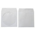 thumbnail image 2 of Paper Sleeves With Clear Window CD DVD BLU-RAY Storage Single Disc Hold 100 pack White, 2 of 2