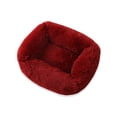 thumbnail image 1 of relayinert TP Litière Carrée pour Animaux avec Tissu Oxford Antidérapant et Résistant à l'Humidité Rouge Vin TP, 1 of 6