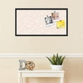 thumbnail image 3 of PinPix 36x18 Custom Cork Bulletin Board Peach White Poster Board Has a Fabric Style Canvas Finish, Framed in Peach White, by ArtToFrames (PinPix-1874), 3 of 5