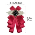 thumbnail image 4 of Aufmer Retro Combined Bow Fashion Accessory Flexible Convertible Design Exquisite Inlay Craft For Daily Party Wedding Formal Outfit Unique Matching, 4 of 5