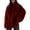 Red, variant on Faux Fur Coat, Yigetop Women's Faux Coat Long Sleeve Lapel Shaggy Winter Jacket Warm Furry Open Front Outerwear Fur Jacket Beige L