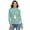 Snow Flake Christmas-1, variant on Santa Christmas Tree Women's Turtleneck Sweater Long Sleeve Ribbed Fitted Turtle Neck Casual Fall Winter Collection Top S