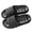 Black, variant on Women's Slippers for Home and Spa - Comfortable Soft Pool Slides for Women and Men Massage Shower Slippers Easy On Indoor Outdoor Comfort