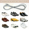 thumbnail image 3 of Cuerdas elásticas para zapatos Uxcell, cordones sin atar para adultos color gris claro, 3 of 6