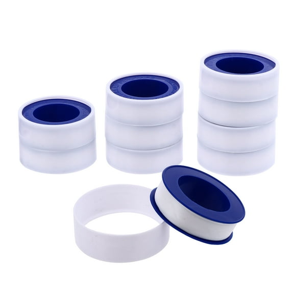 HEANUJJ Plumbing Supplies with 30 Rolls of Thread Seal Tape for Pipe in Assorted Colors and Synthetic