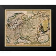 thumbnail image 2 of Visscher 14x12 Black Modern Framed Museum Art Print Titled - Europe Russia - Visscher 1681, 2 of 5