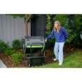 thumbnail image 4 of Maze RSI- 48 Gallon Geared Two Compartment Compost Tumbler and Cart, 4 of 5
