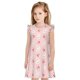 thumbnail image 1 of Fotbe Rabbit And Cherry Vestido de Dormir para Niñas de 3 a 10 Años, Mangas Cortas, Estilo Princesa, Pijama Camisón con Mangas Voladas-Large, 1 of 6