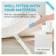 thumbnail image 5 of Memory Foam Mattress Topper for Dorm, Pressure-Relieving Mattress Topper for Back Pain, Non-Slip Design with Removable & Washable Cover, Certified, 2 Inch TwinXL, 5 of 7