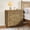 Brown, variant on Fnova 31.5" Large Modern Nightstand with 3 Drawers, Bedside Table with Artistic Legs, Wooden Side Table for Bedroom Living Room, Rustic Brown