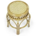 thumbnail image 3 of Ginger Handmade Rattan Wicker Stool Fully Assembled Natural, 3 of 5
