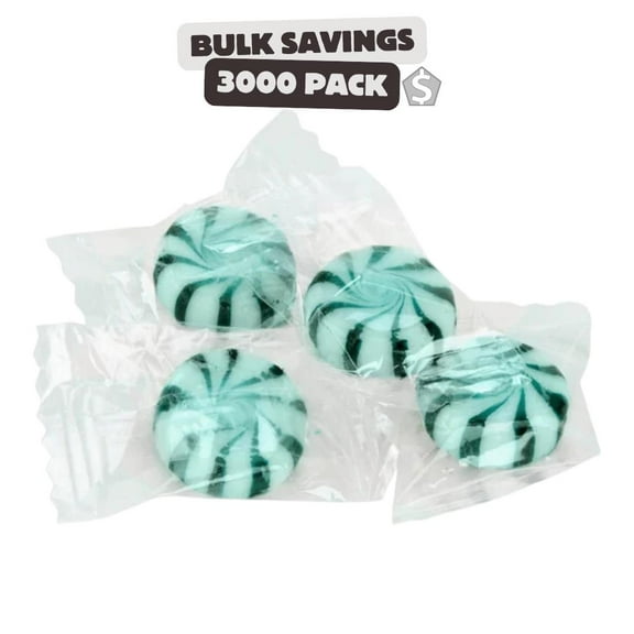 Spearmint Starlite Mints, Individually Wrapped – 3,000 Count Case