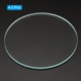 thumbnail image 3 of Uxcell 2.56x0.1" Dia Flashlight Glass Lens, 2 Pcs Polished Edge Glass Lens, Transparent, 3 of 5